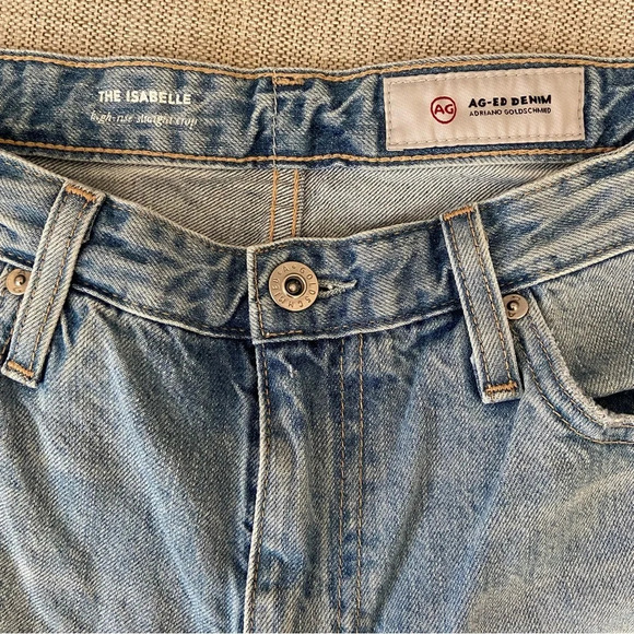 Adriano Goldschmied The Isabelle High Rise Straight Crop Jeans - Picture 4 of 8